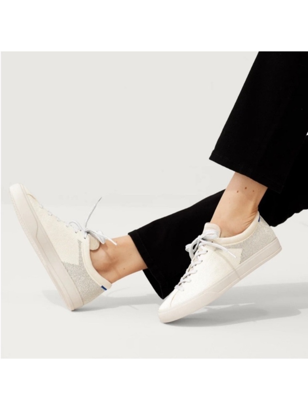 Rothy’s Lace Up Sneaker – Diamond Twill – Size 12.5
